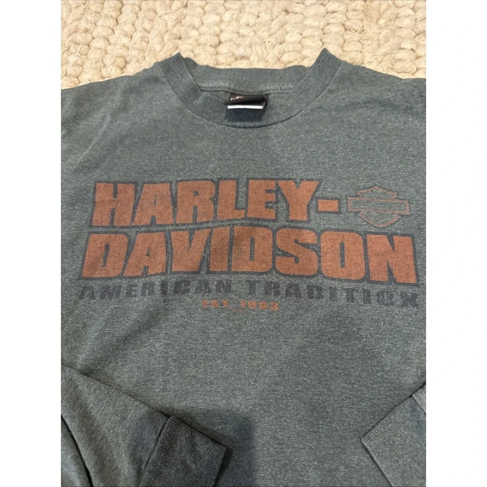 Vintage Harley Davidson Mc Coys Green Bay T-shirt Size Medium Made‎ In USA